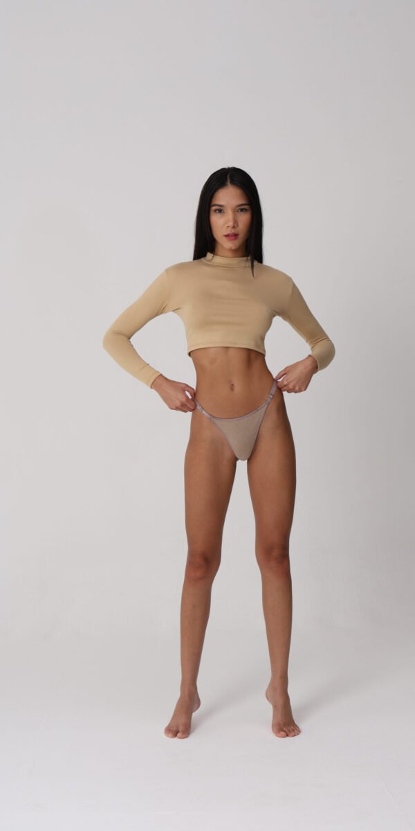 TOP SKIN MEDIA POLERA