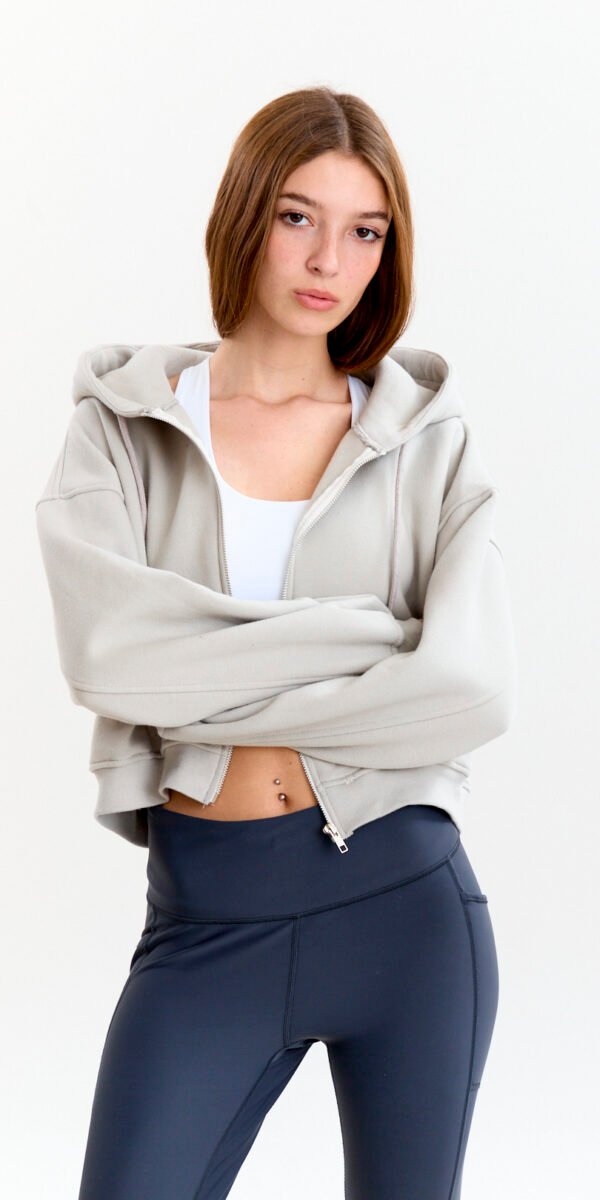ZIP UP CROPPED - LITEWARM®