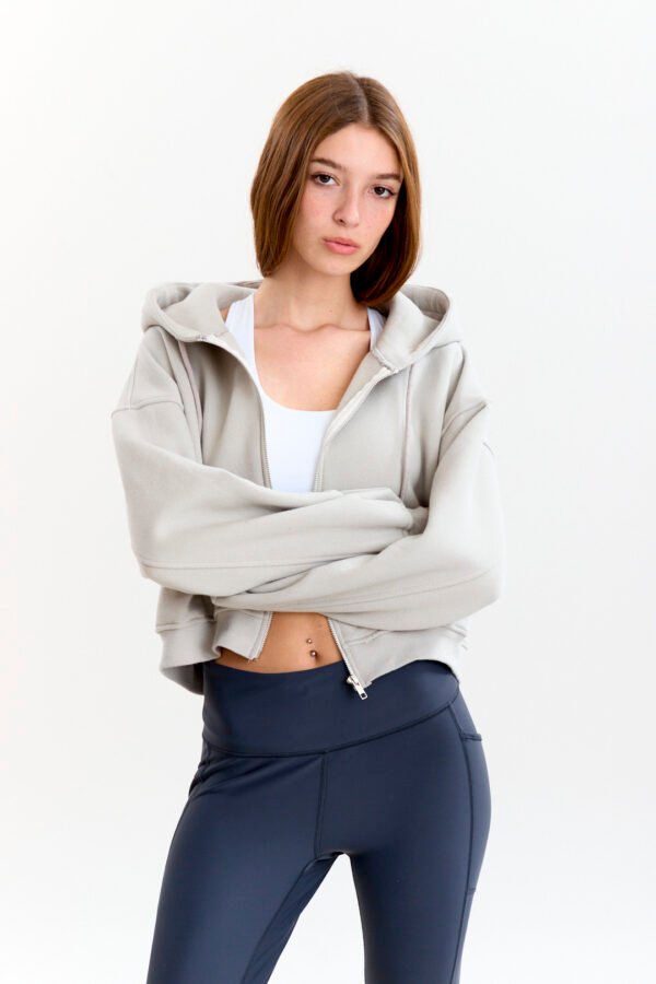 ZIP UP CROPPED - LITEWARM®